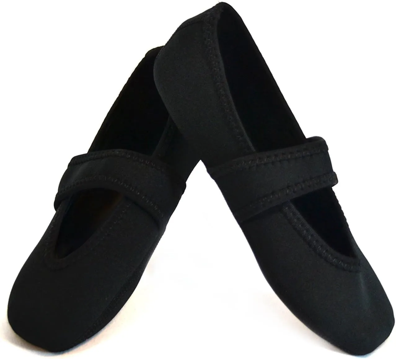 womens Mary Jane Flat, Black, Large US