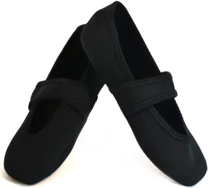 womens Mary Jane Flat, Black, Large US
