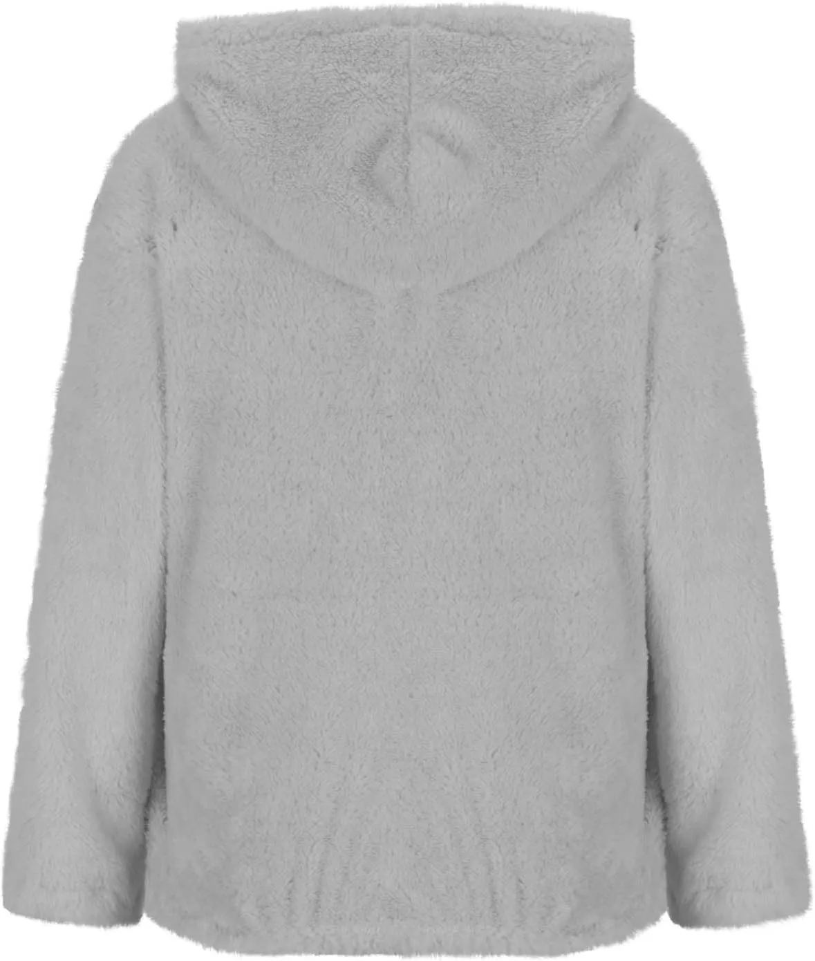 Womens Oversized Sherpa Pullover Hoodies Fuzzy Fleece Sweatshirt Plus Size Fall Winter Fluffy Jacket with Pockets
