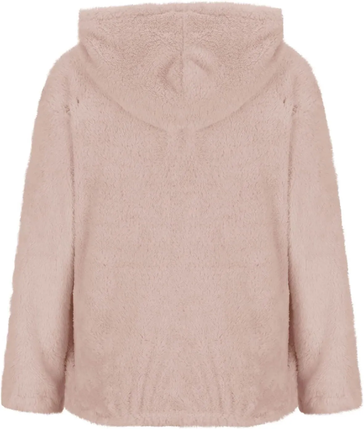 Womens Oversized Sherpa Pullover Hoodies Fuzzy Fleece Sweatshirt Plus Size Fall Winter Fluffy Jacket with Pockets