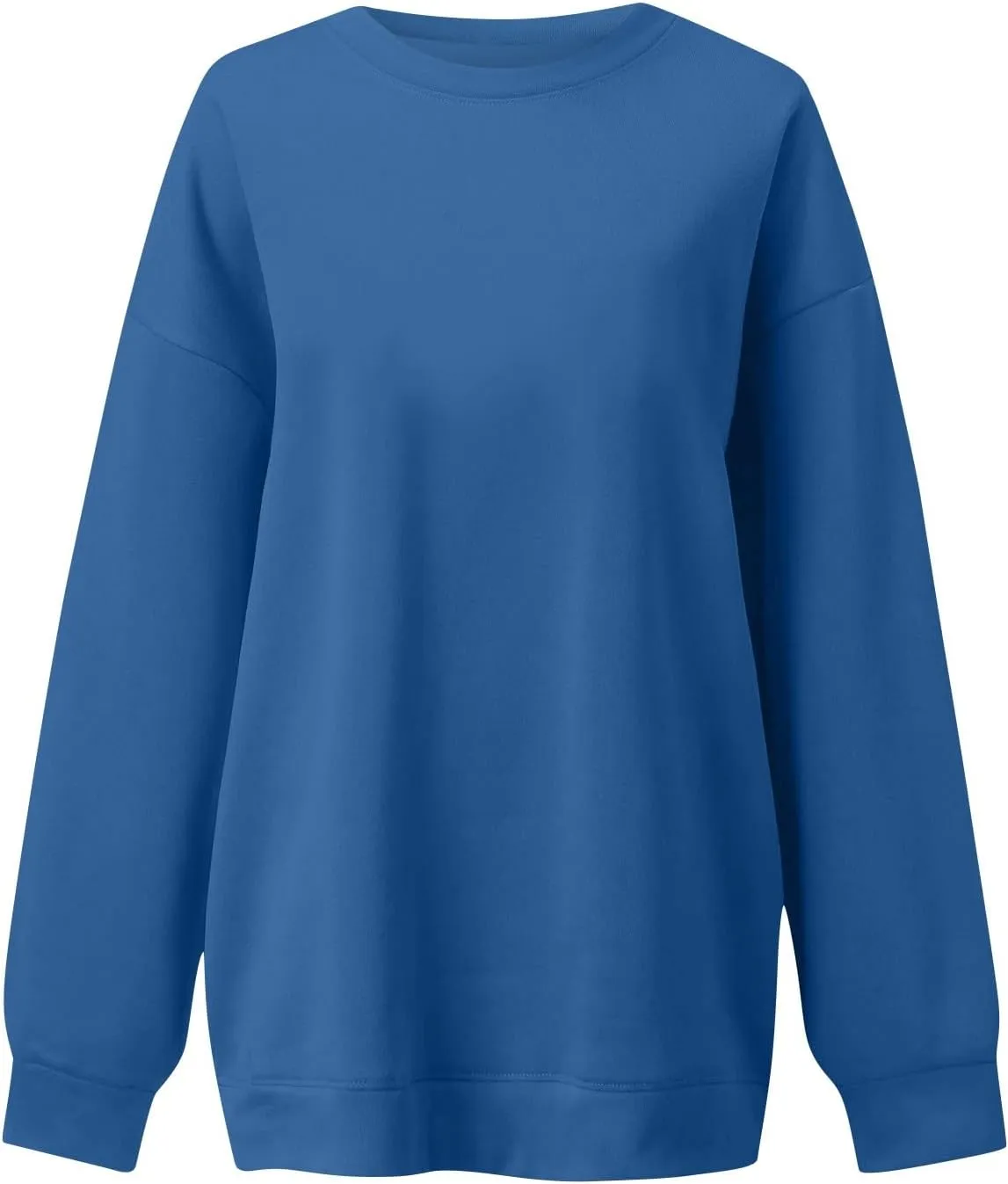 Womens Oversized Sweatshirts Crew Neck Pullover Sweaters Casual Comfy Fall Outfits Clothes 2024