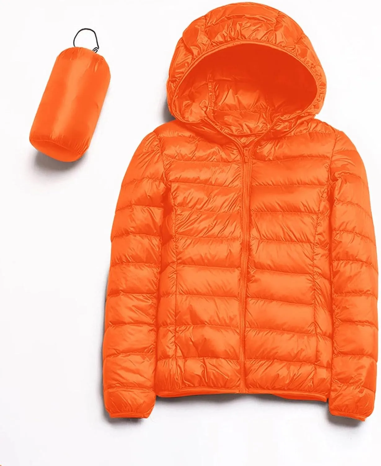 Women's Packable Puffer Jacket Winter Lightweight Quilted Coat Water-Repellent Insulated Thermal Warm Outerwear