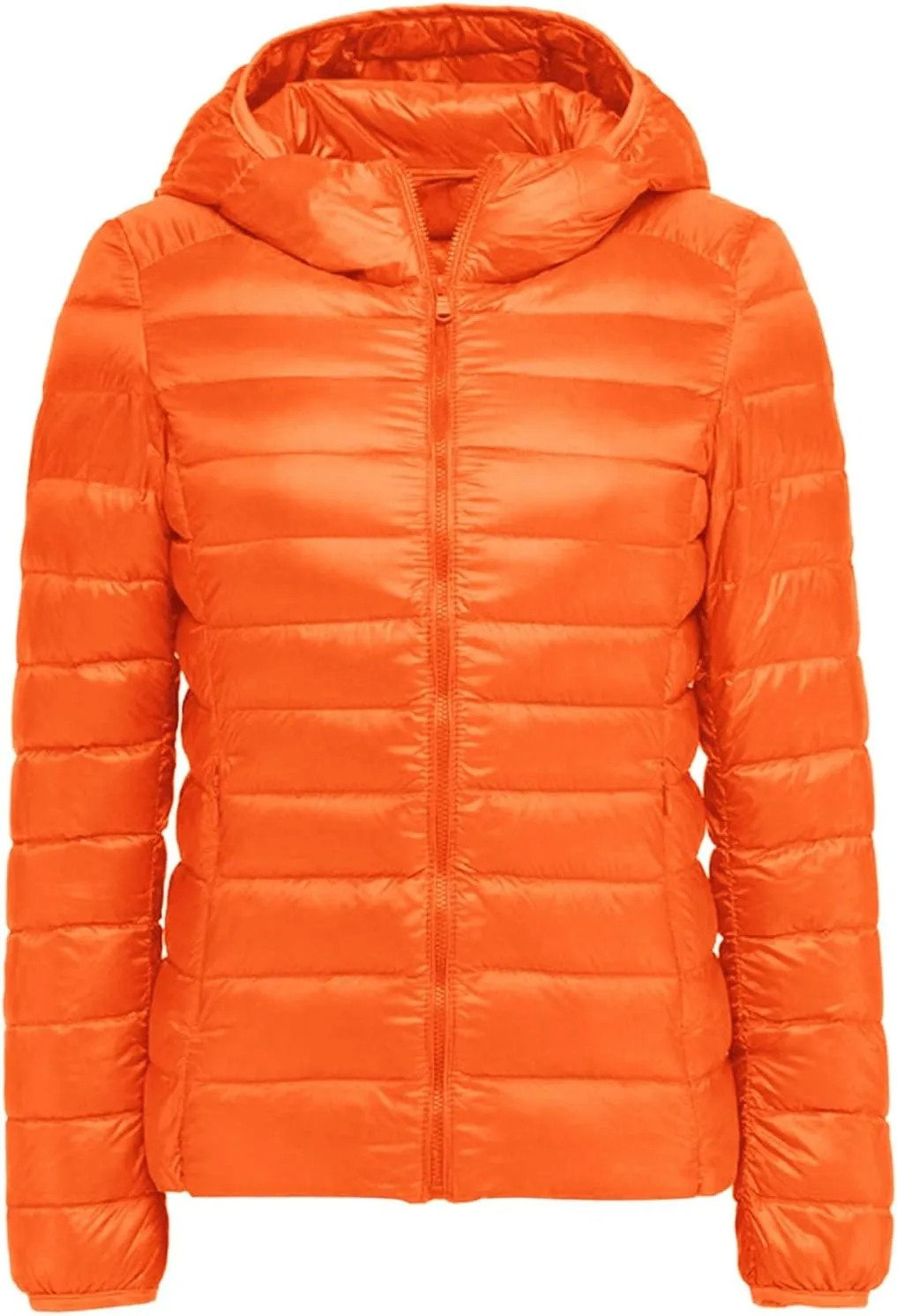 Women's Packable Puffer Jacket Winter Lightweight Quilted Coat Water-Repellent Insulated Thermal Warm Outerwear