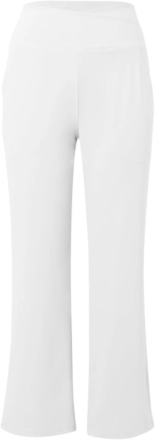 Women's Pants Elastic High Waist Casual Yoga Pants Straight Wide Leg Drawstring Trouser Stretch Baggy Sweatpants with Pockets
