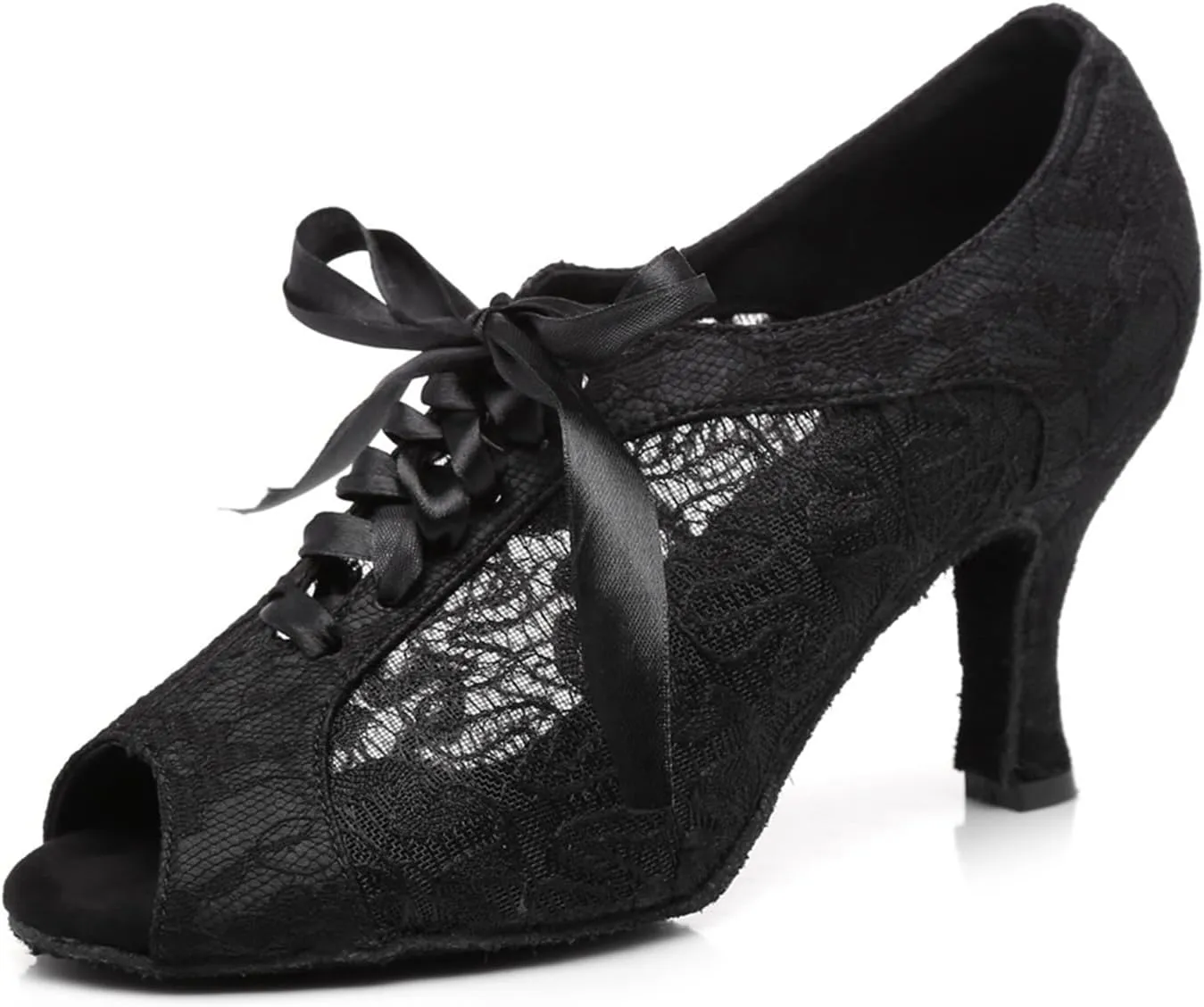 Women's Peep Toe Synthetic Ballroom Morden Tango Party Wedding Practice Professional Dance Shoes