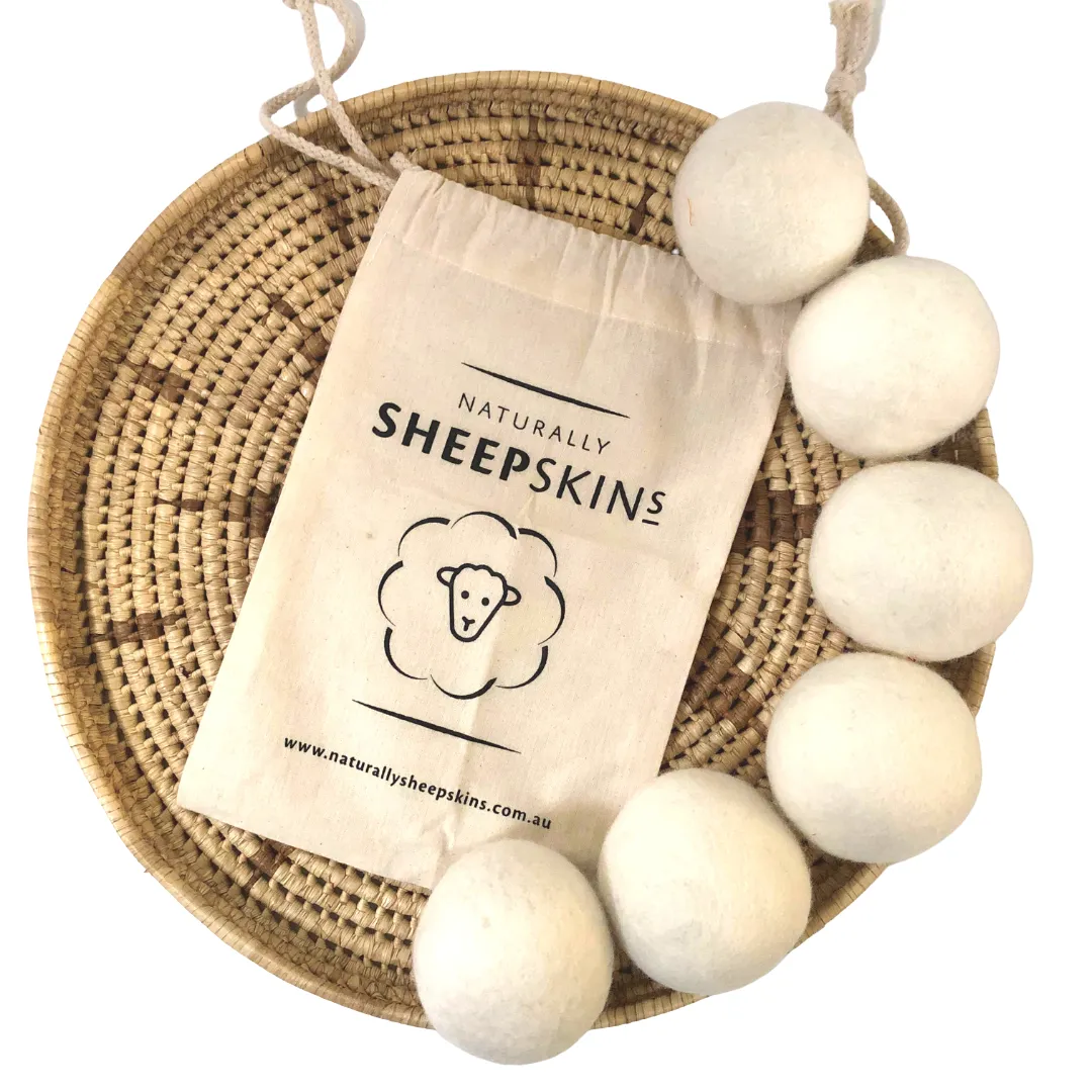 Wool Dryer Balls (set of 6)