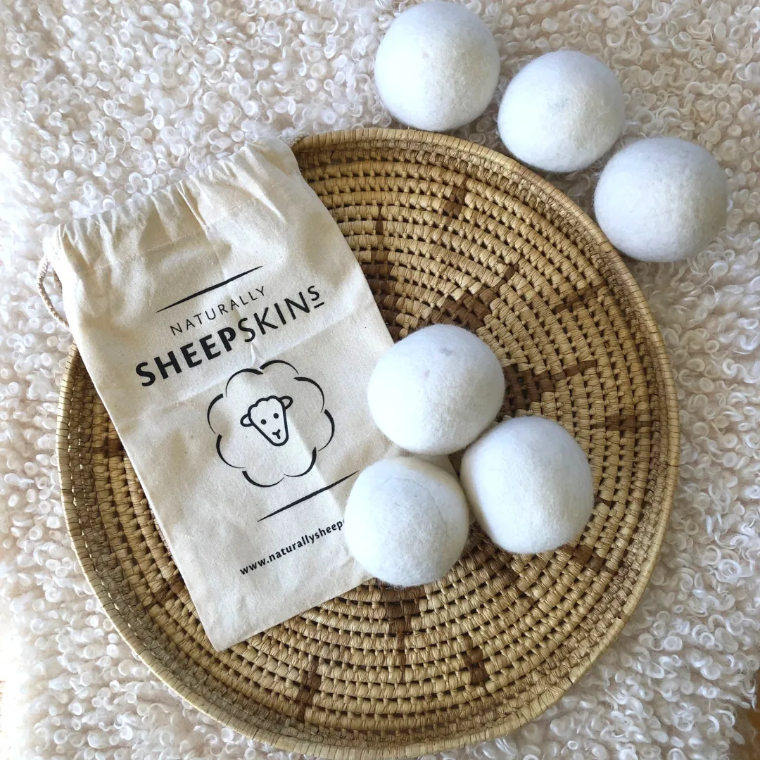 Wool Dryer Balls (set of 6)