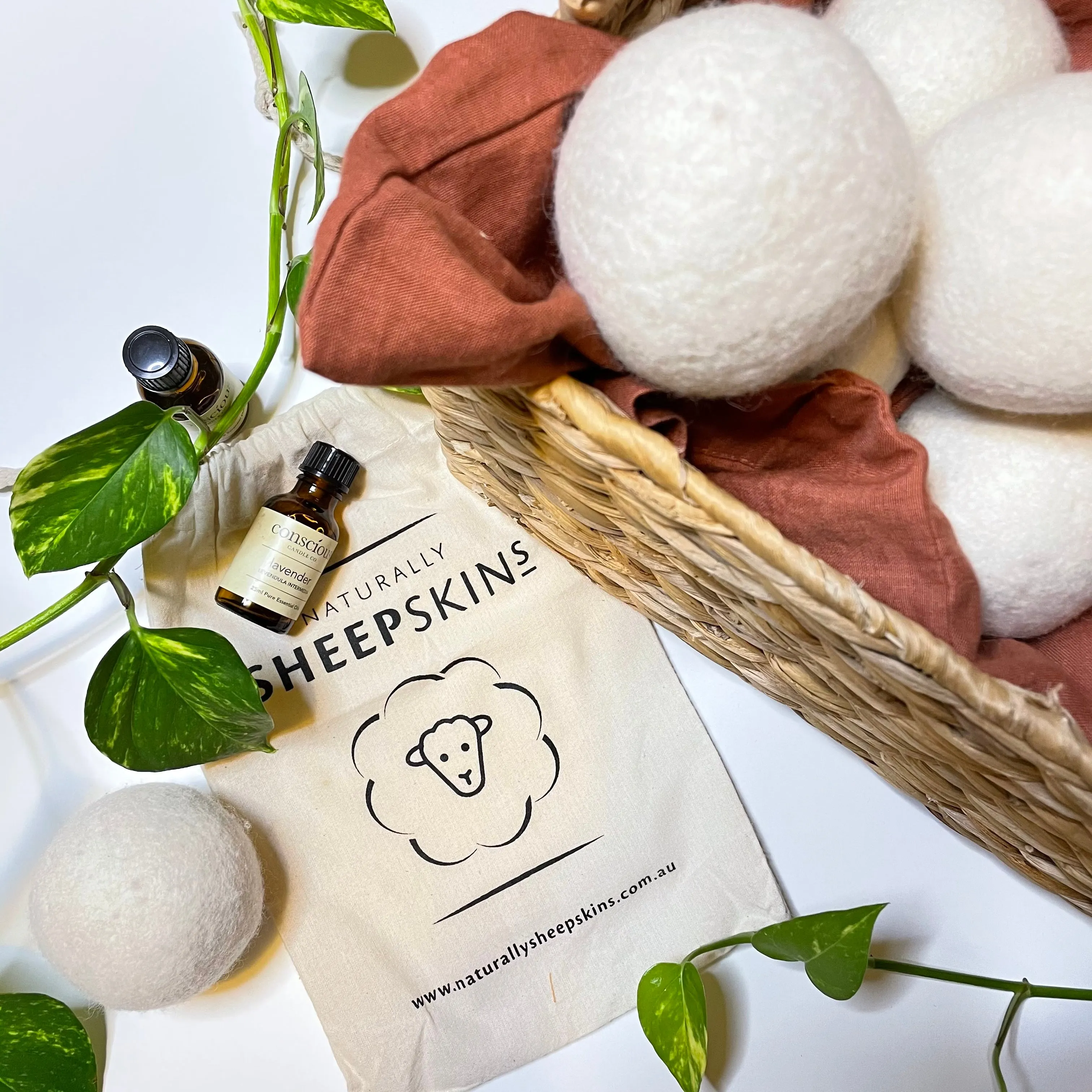 Wool Dryer Balls (set of 6)