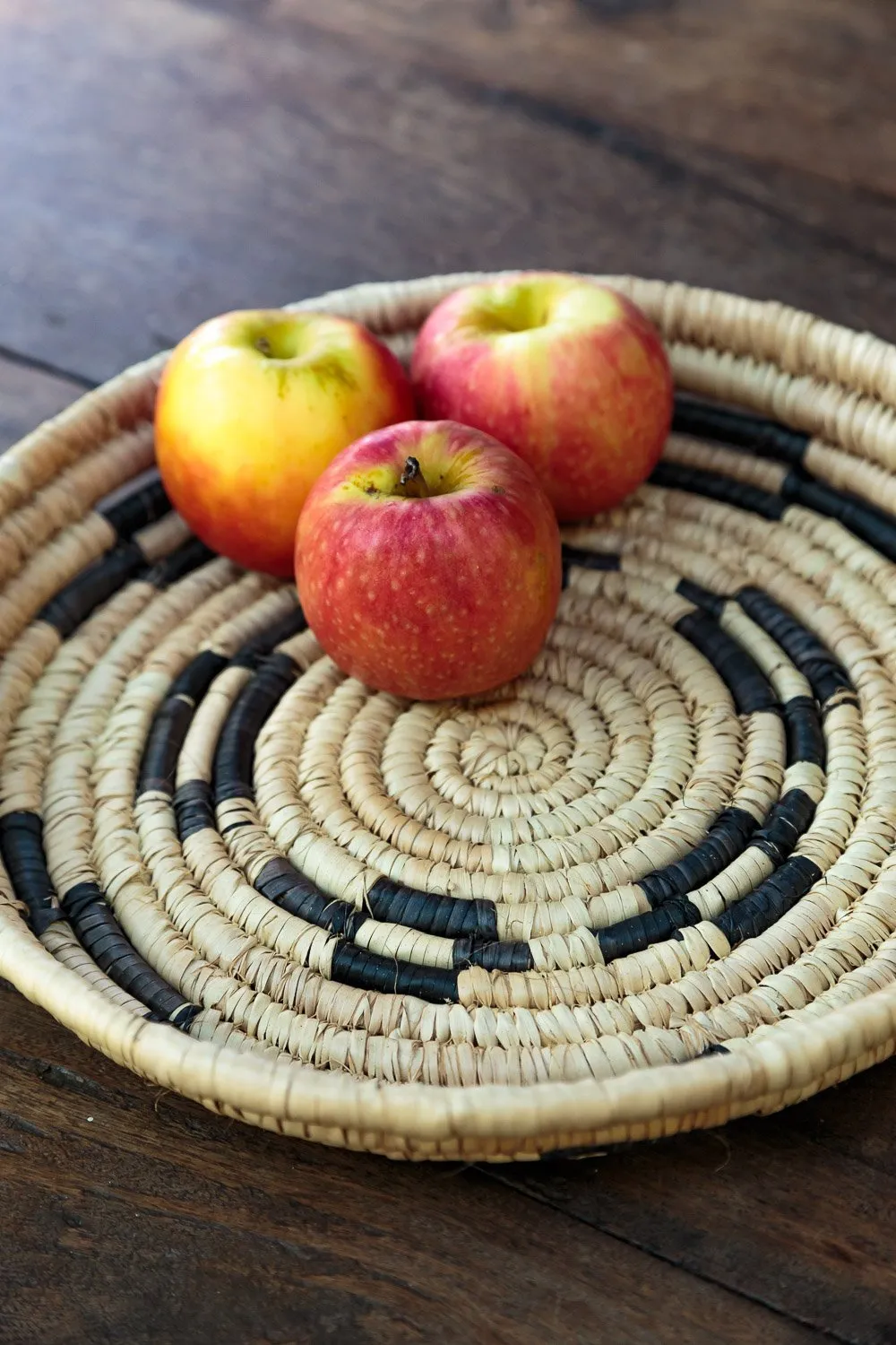 Woven Platter with Patterns