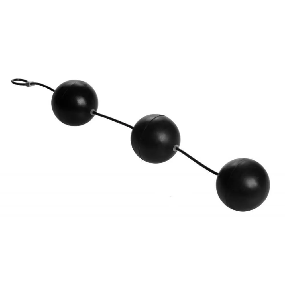 XXL Vibrating Triple Silicone Beads