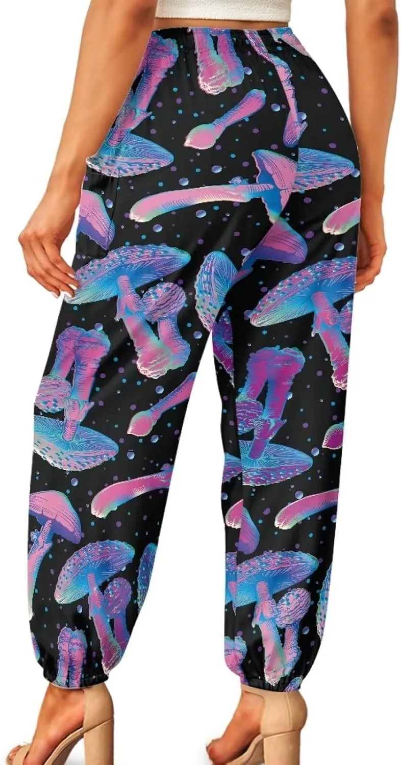 YEXIATODO Yoga Pants Athletic Gym Pants Joggers Sweatpants Women's Harem Pants Bloomer Pants Casual Loose Active Pants