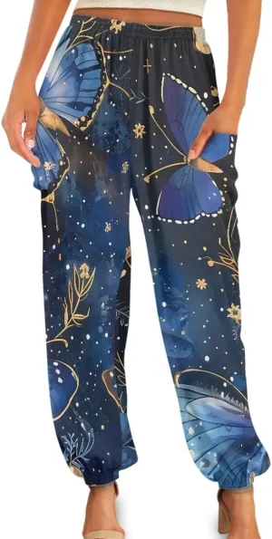 YEXIATODO Yoga Pants Athletic Gym Pants Joggers Sweatpants Women's Harem Pants Bloomer Pants Casual Loose Active Pants