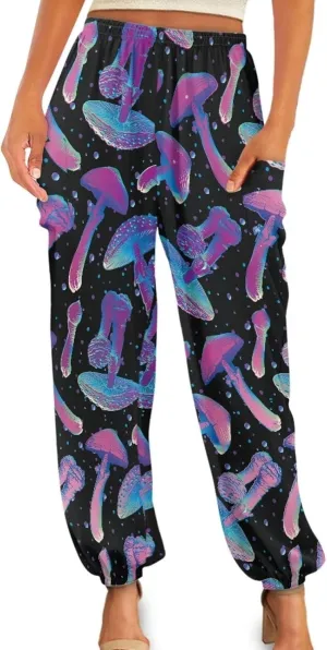 YEXIATODO Yoga Pants Athletic Gym Pants Joggers Sweatpants Women's Harem Pants Bloomer Pants Casual Loose Active Pants