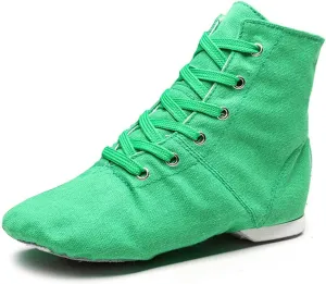 YKXLM Women's Breathable Canvas Jazz Dance Shoes Lady Latin Tango Ballroom Dance Shoes,Model TJGBFBJS