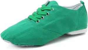 YKXLM Women's Breathable Canvas Jazz Dance Shoes Lady Latin Yoga Ballroom Dance Shoes,Model TJDBFBJS