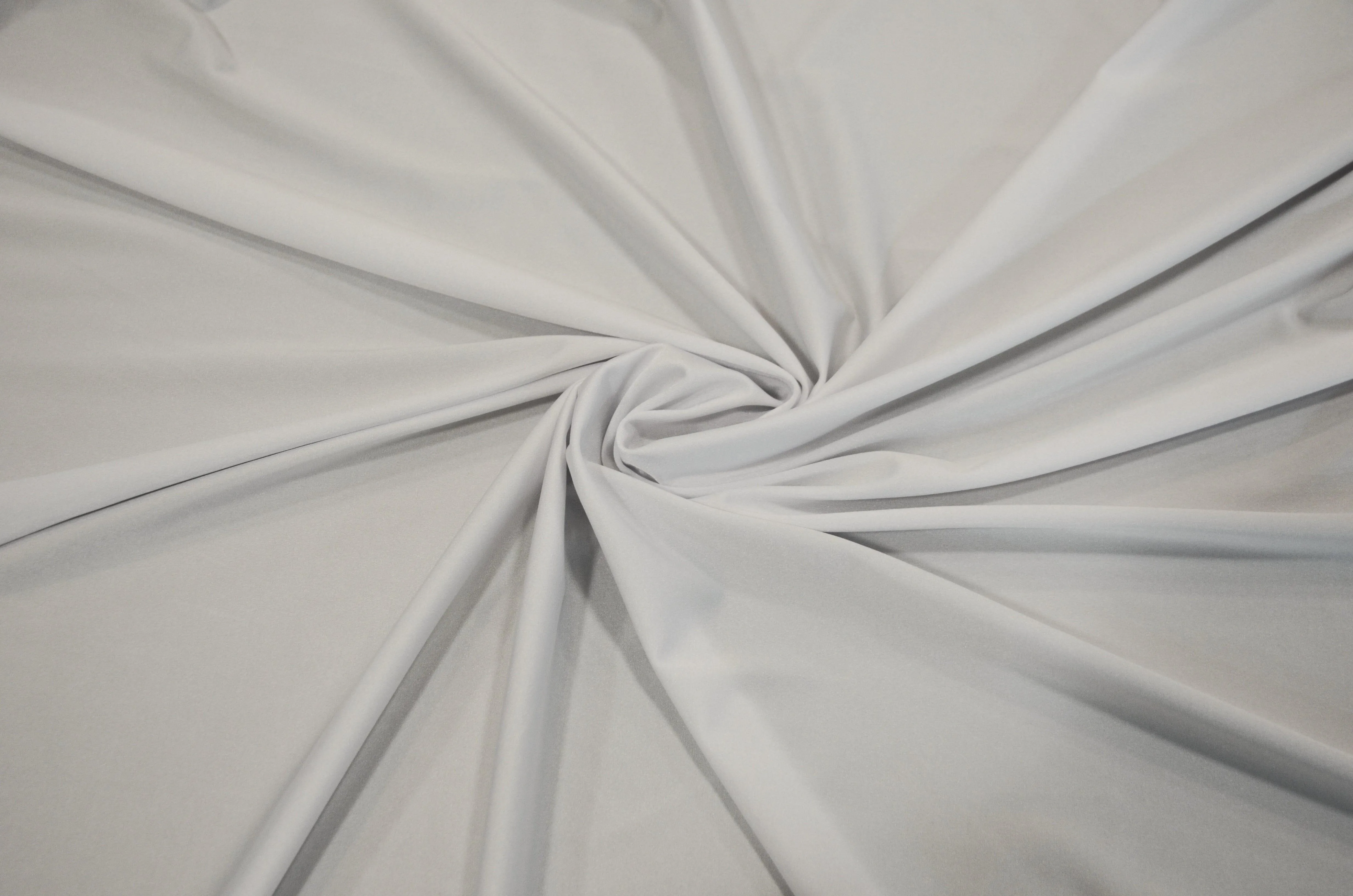 Yoga Spandex Fabric | 60" Wide | Active Wear and Sportswear Fabric | Poly Spandex for Digital Printing | Slight Sheen 4 Way Stretch Knit | White and Black Color |